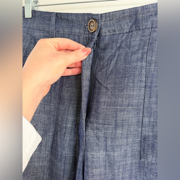 ZARA Cropped Loose Denim Jogger - Picture 4 of 6